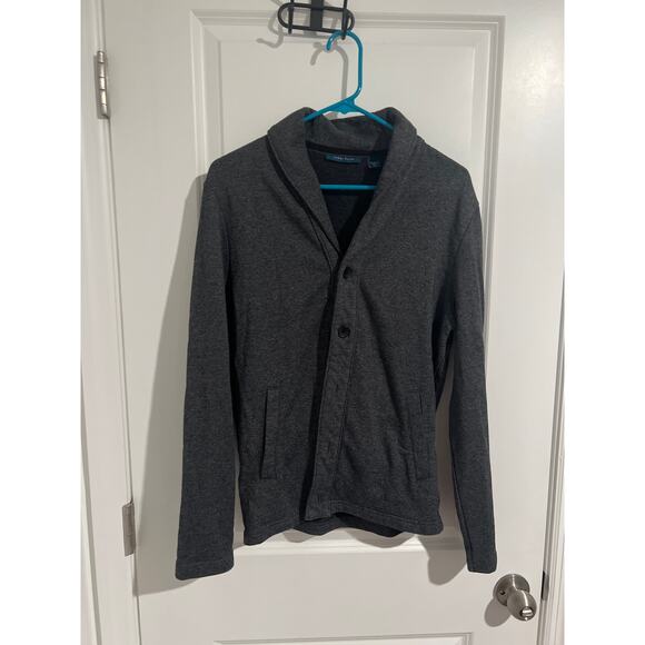 Perry Ellis Other - Perry Ellis Gray Button-Down Sweater – Size Small